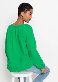 Mousseline blouse van katoen, bonprix