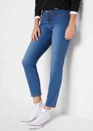 Corrigerende skinny mid waist jeans, cropped, John Baner JEANSWEAR
