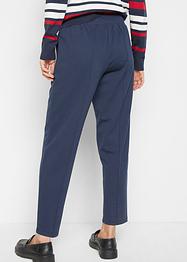 Punto di roma broek met biezen en elastische band, bpc bonprix collection