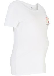 Zwangerschapsshirt met print van biologisch katoen, bpc bonprix collection