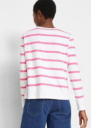Longsleeve van biologisch katoen Cradle to Cradle Certified® zilver, bpc bonprix collection