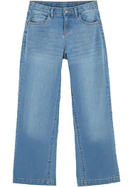 Wide leg mid waist jeans, bonprix