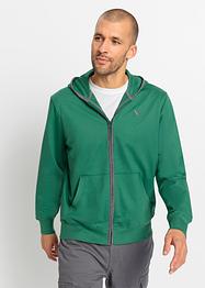 Sweatvest met capuchon en comfort fit, bpc bonprix collection