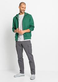 Sweatvest met capuchon en comfort fit, bpc bonprix collection