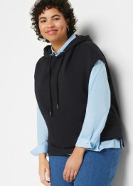 Mouwloze hoodie met gerecycled polyester, oversized, bpc bonprix collection