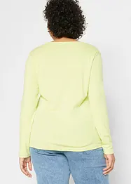 Katoenen longsleeve met ronde hals, bonprix