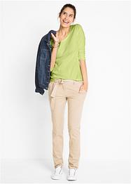 Katoenen longsleeve met ronde hals, bpc bonprix collection