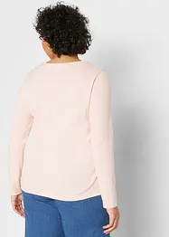 Longsleeve met carréhals (set van 2), bonprix