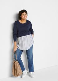 2-in-1 zwangerschaptrui met blouse-inzet, bpc bonprix collection