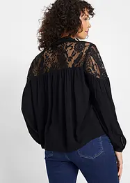 Blouse met kant, bonprix