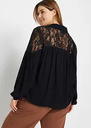 Blouse met kant, bonprix