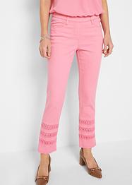 7/8 stretch broek met broderie anglaise, bpc selection