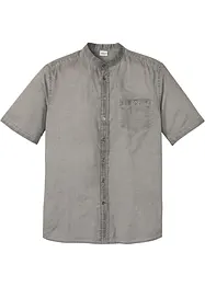 Overhemd in washed out look met korte mouwen, bonprix