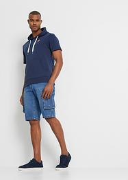 Hoodie, korte mouw, John Baner JEANSWEAR
