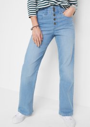 High waist stretch jeans, straight, John Baner JEANSWEAR