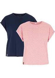 T-shirt (set van 2), bonprix