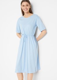 Katoenen jurk met tailleband en zakken, bpc bonprix collection