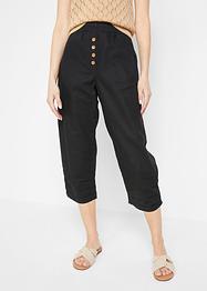7/8 broek met linnen en comfortband, bpc bonprix collection