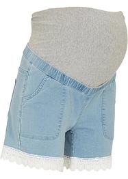 Zwangerschaps jeans short met kant, bpc bonprix collection