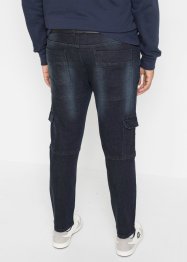 Slim fit cargo stretch jeans, straight, John Baner JEANSWEAR