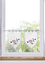 Paneelval met bloemenborduursel (set van 2), bpc living bonprix collection