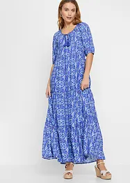 Gedessineerde maxi jurk van viscose, bonprix