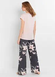 Pyjama met wijde broek (2-dlg.), bonprix