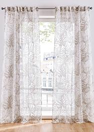 Ausbrenner gordijn met bladerprint (1 stuk), bpc living bonprix collection
