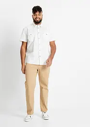 Classic fit stretch broek, straight, bonprix