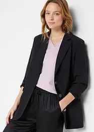 Lange blazer met plooitjes op de mouwen, bonprix