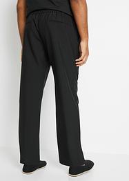 Loose fit chino instapbroek van gerecycled polyester, straight, RAINBOW