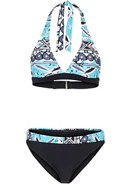 Halter bikini (2-dlg. set) met gerecycled polyamide, bonprix