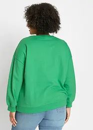 Oversize sweater met letterprint, bonprix