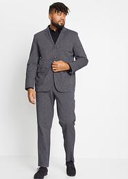 2-delig pak van seersucker: colbert en broek slim fit, bpc selection