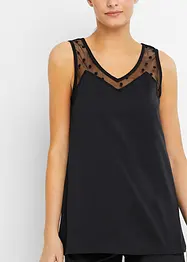 Shortama met kant (2-dlg.), bonprix