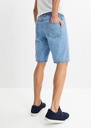 Jeans bermuda met elastiek opzij, classic fit, John Baner JEANSWEAR
