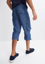 3/4 jeans met cargozakken, loose fit, John Baner JEANSWEAR