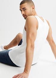 Geribde tanktop (set van 2), slim fit, John Baner JEANSWEAR