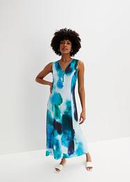 Jersey maxi jurk met ritssluiting, BODYFLIRT boutique