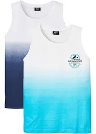 Tanktop met kleurverloop (set van 2), bonprix