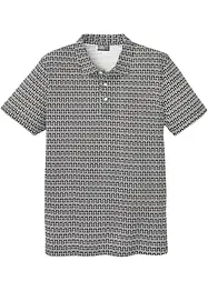 Poloshirt met comfort fit, korte mouwen en minimal print, bonprix