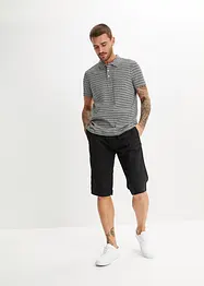 Poloshirt met comfort fit, korte mouwen en minimal print, bonprix