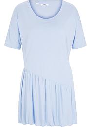 T-shirt met volant en linnen, bpc bonprix collection