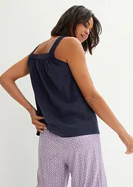 Top met kanten schouderbandjes, bonprix