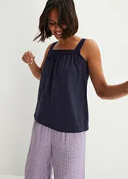 Top met kanten schouderbandjes, bonprix