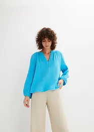 Mousseline blouse van katoen, bonprix