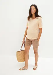 Mousseline zwangerschapsshort, bonprix