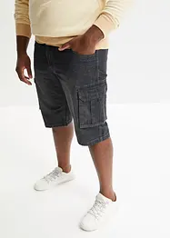 Cargo jeans bermuda, loose fit, bonprix