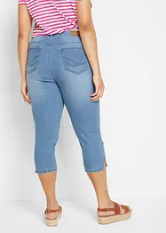 Slim fit mid waist 3/4 jeans (set van 2), bonprix