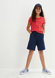 Meisjes T-shirt (set van 2) van puur biologisch katoen, bonprix